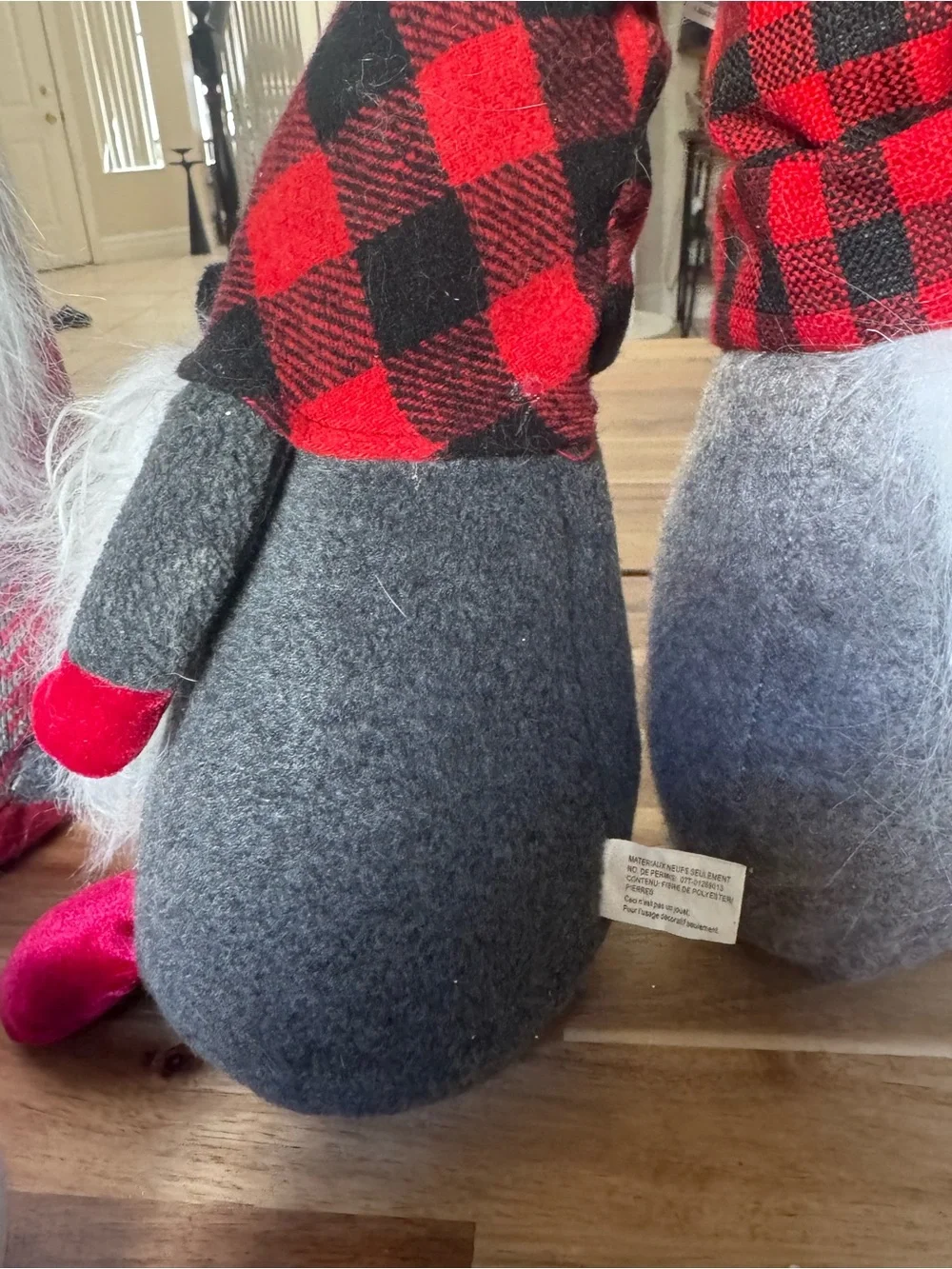 Pottery barn Holiday Gnome family 4. Plush Décor - weighted.